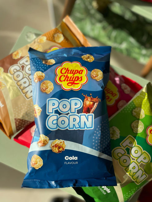 Kép: Chupa Chups Popcorn Cola ízű