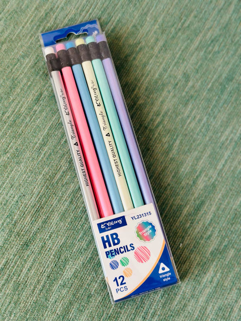 Kép: Színes Ceruza Készlet Radírral