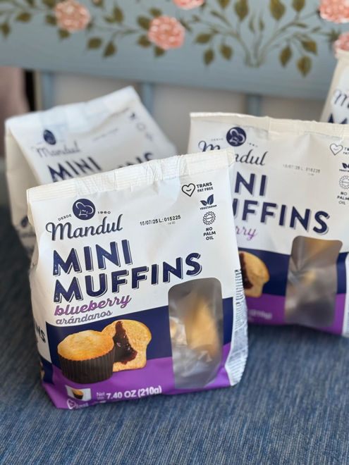 Kép: Mandul Mini Muffin Áfonyakrémes 7 Darabos