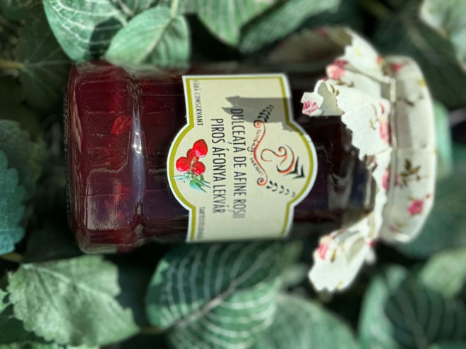Kép: Dulceata Piros Áfonya Lekvár Cukor Nélkül