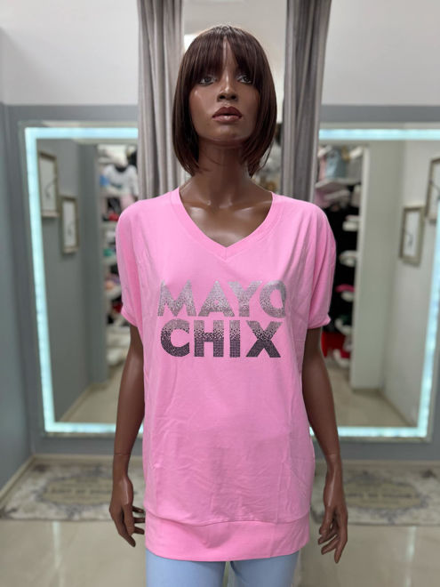 Kép: Mayo Chix Toole Pink Köves Tunika Felső
