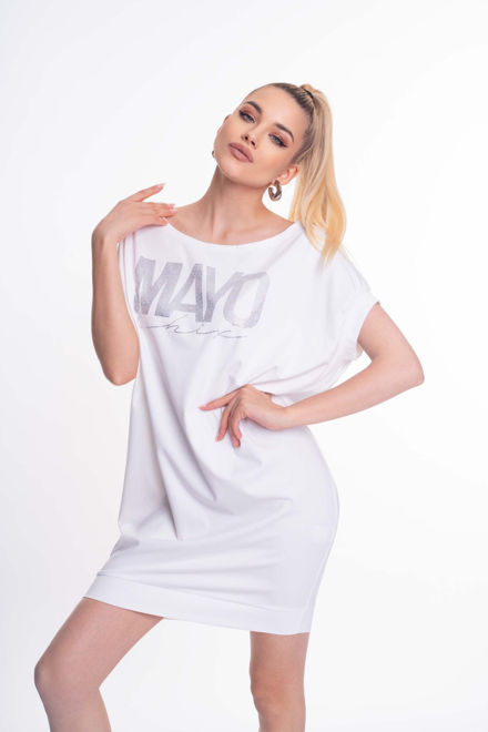 Kép: Mayo Chix Zséda Fehér Köves Tunika