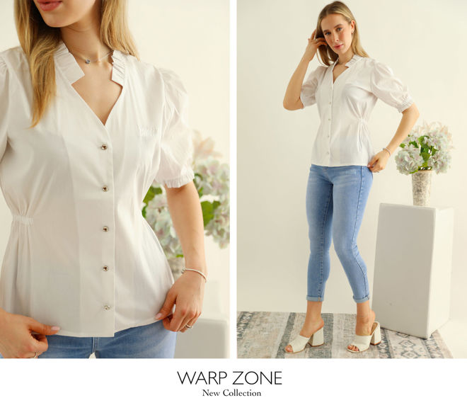 Kép: Warp Zone Fehér különleges Ing
