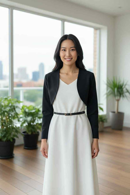 Kép: Fekete Hosszú Ujjú Boleró