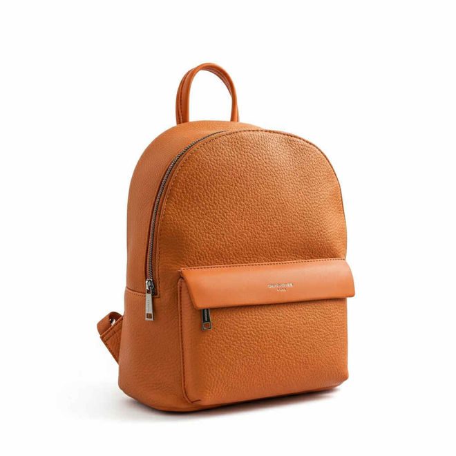 Kép: David Jones Narancs Ezüst Cipzáros Hátizsák