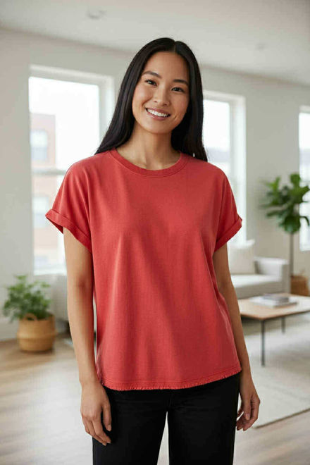 Kép: Burgundi Vállán Horgolt Felső