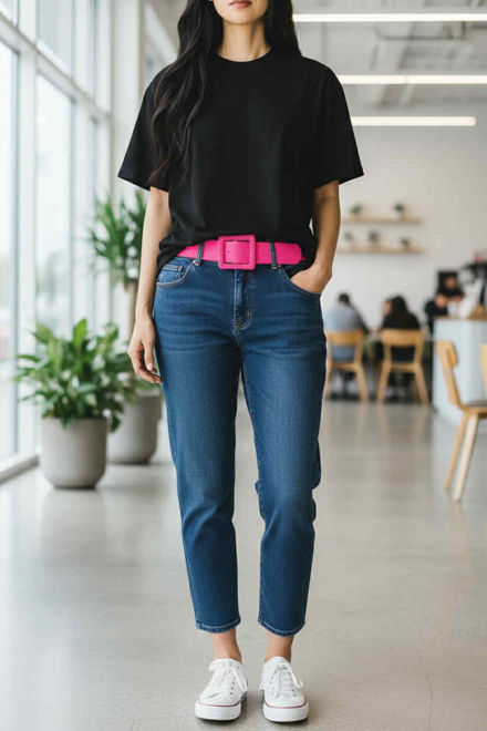 Kép: Nazyra Sötétkék KYRA Faremer Nadrág