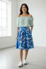 Kép: Robrow Kék Fehér Mintás Szoknya