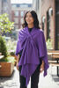 Kép: Lila Rojtos Szélű Poncsó