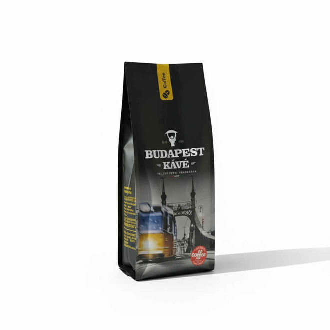 Kép: Budapest Kávé Pörkölt Szemes Kávé- Roasted Coffee Beans Premium Quality