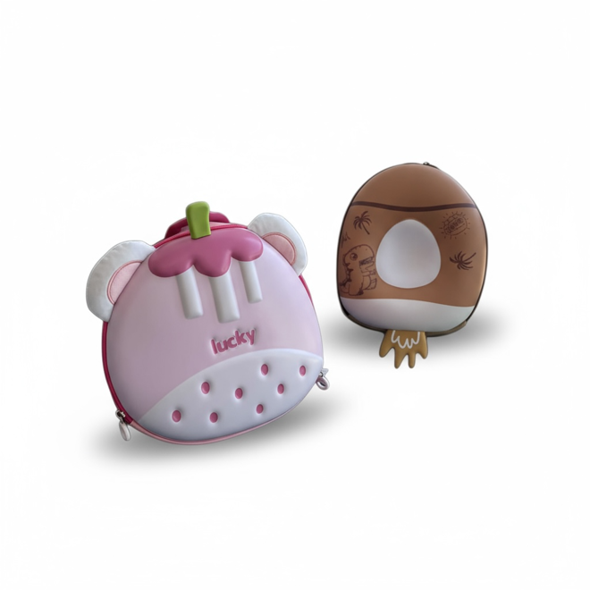 Kép: Gyerek Gumis Anyagú Mintás Hátizsák