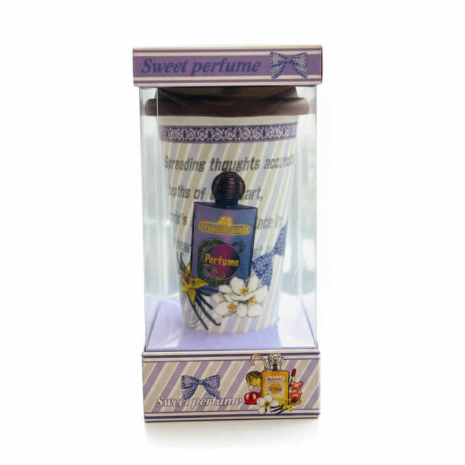 Kép: Lila Parfüm Mintás Kerámia Bögre