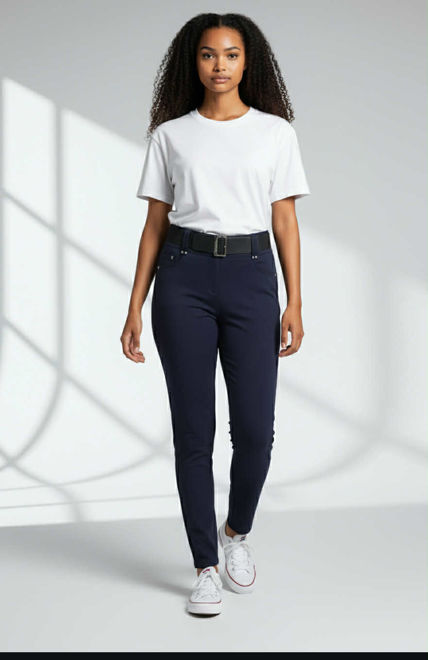 Kép: Blue Nature Sötétkék Vastag Öves Nadrág