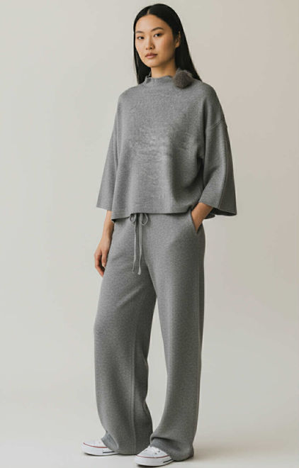 Kép: Szürke Színű Melegítő Együttes