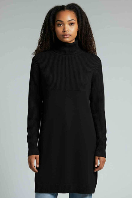 Kép: Fekete Garbós Hosszú Ruha