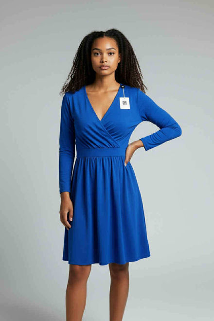 Kép: Királykék Átlapolt Ruha