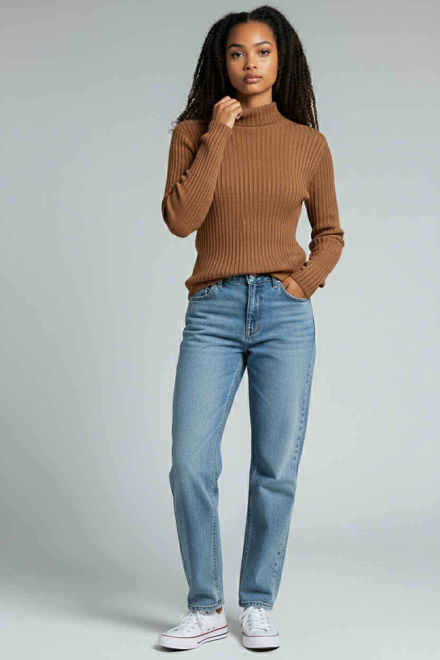 Kép: Mustár Kötött Garbó Felső