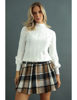 Kép: Barna Kockás Szoknya Short Béléssel