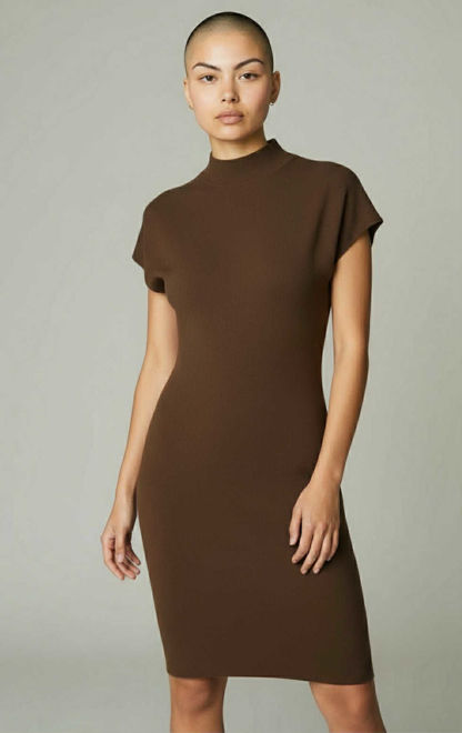 Kép: Csokibarna Kötött Ruha