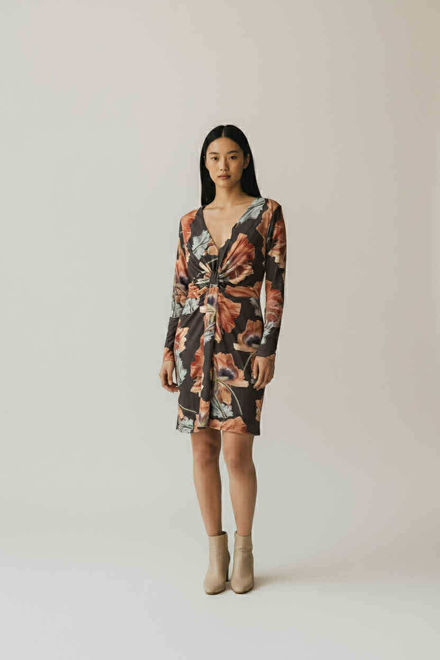 Kép: Masca Virágos Húzott Mellű Ruha