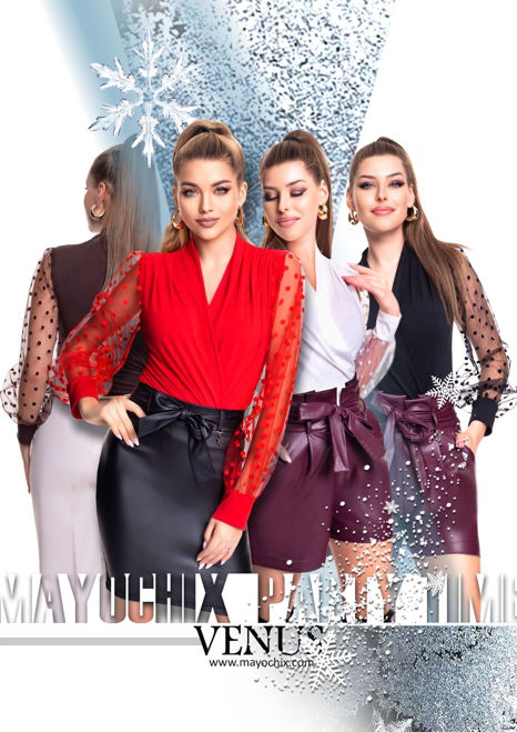 Kép: Venus Mayo Chix Fehér Átlapolt Body